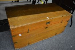 A camphor wood chest.