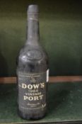 One bottle of Dow's vintage port 1966.