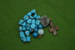 A set of colourful worry beads.