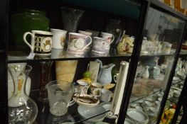 Decorative and household china and glass.