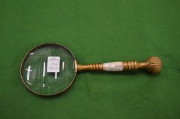 A magnifying glass.