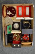 Lighters, wrist watch, jewellery, coins etc.