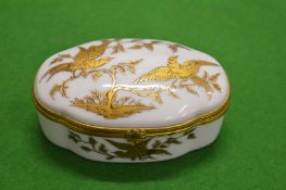 A French porcelain box.