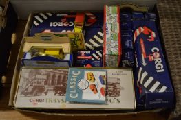 Corgi toys, boxed and other items.
