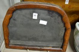 An early walnut framed mirror.