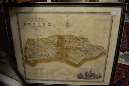 A Greenwood map of Sussex and other maps.