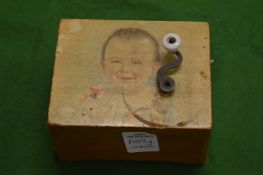 A small musical box.