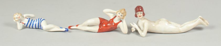 Three porcelain Bathing Bell's.