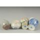 FOUR CHINESE MINIATURE POTTERY PIECES, including a small Hoi An Hoard shipwreck cargo pot, a famille - Image 6 of 6