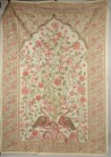 A FINE INDIAN DECCANI PALAMPORE TEXTILE, 180cm x 128cm.