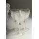 A GOOD CUT GLASS SHERRY DECANTER AND STOPPER, SIX GLASSES AND BOWL AND COVER.(8). - Image 5 of 5