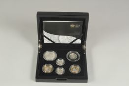 THE ROYAL MINT. THE 2011 UNITED KINGDOM SILVER CELEBRATION SET. SIX COINS including: Duke of