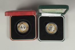 THE ROYAL MINT 300TH ANNIVERSARY OF THE ACT OF UNION, TWO POUND COIN and 2006 £2.00 SILVER PROOF THE