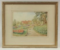 Henry James Sage (1868-1953) The Castle Grounds Guildford, watercolour. Signed, 8