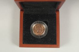 THE QUEEN ELIZABETH II 2002 GOLDEN JUBILEE SOVEREIGN. Boxed.