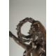 LOUIS AUGUSTE MOREAU (1855 -1919). "LE TRIOMPHE" A SUPERB LARGE BRONZE OF A CLASSICAL FIGURE holding - Image 4 of 8