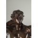 LOUIS AUGUSTE MOREAU (1855 -1919). "LE TRIOMPHE" A SUPERB LARGE BRONZE OF A CLASSICAL FIGURE holding - Image 2 of 8
