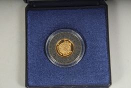 KINGDOM OF BHUTAN. GOLD COIN 1.3gms.