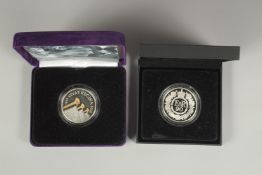 THE 90TH BIRTHDAY OF HER MAJESTY THE QUEEN, £5.00 SILVER PROOF COIN. A 2006, 80TH BIRHDAY SILVER
