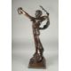 LOUIS AUGUSTE MOREAU (1855 -1919). "LE TRIOMPHE" A SUPERB LARGE BRONZE OF A CLASSICAL FIGURE holding - Image 7 of 8