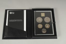 THE ROYAL MINT. THE 2015 UNITED KINGDOM PROOF COIN SET. COMMONWEALTH EDITION, SIX COINS. Boxed.