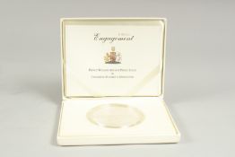 THE ROYAL MINT. A ROYAL ENGAGEMENT. Prince William and Catherine Middleton silver medallion.