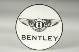 AN CIRCULAR IRON SIGN 