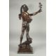 LOUIS AUGUSTE MOREAU (1855 -1919). "LE TRIOMPHE" A SUPERB LARGE BRONZE OF A CLASSICAL FIGURE holding - Image 8 of 8
