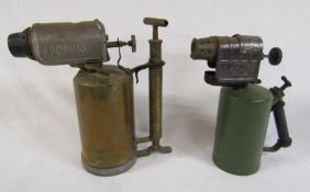 Large Barthel and Primus No 607 blow lamp
