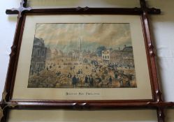 Large Victorian lithographic print 
