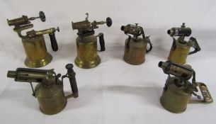 Blow torches includes army issue 139/5108, Bladon, Wilfin, Sievert etc