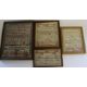 4 framed late Victorian / Edwardian samplers:- Annie Maria Smith aged 10, Susannah Emmerson 1872, - Image 1 of 2
