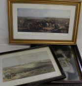 Framed lithograph 