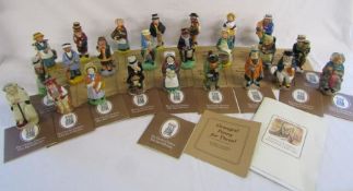 Franklin Porcelain Charles Dickens and The Cries of Old London toby jug collections