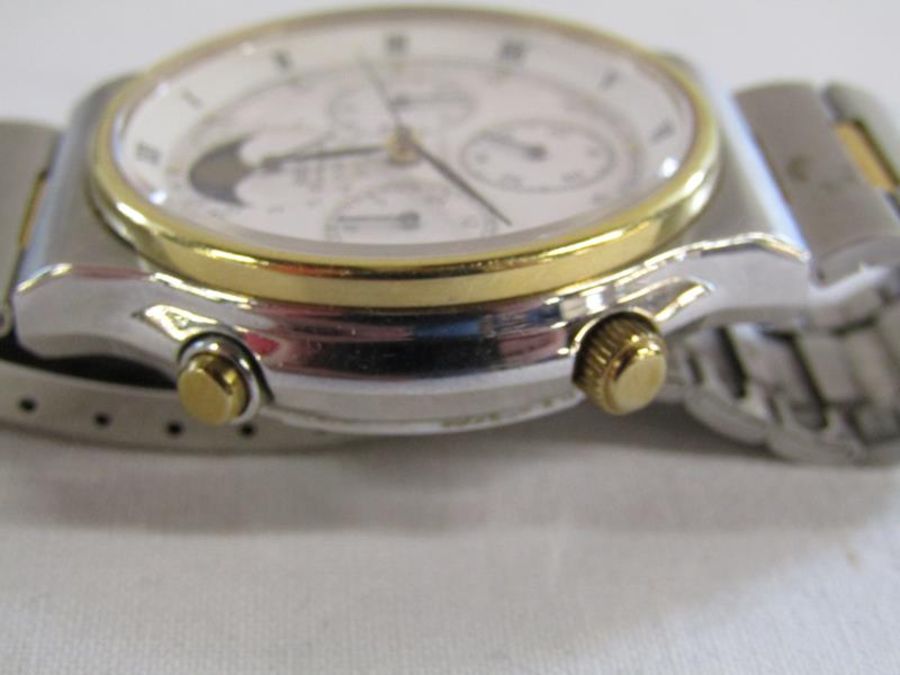Boxed Seiko chronograph Sports 100 gents watch - Image 6 of 6