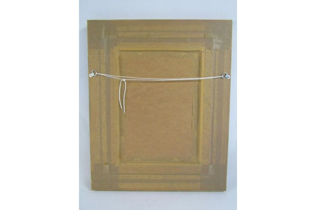 Framed oil on board of Venice waterway - signed Simon Chalk - approx. 55cm x 45cm includes frame - Image 4 of 4