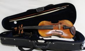 Small viola (40.5cm back 65cm total) bearing 
