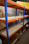 *Modern racking (3 units with 4 shelves) 196cm high x 154cm wide x 62cm deep