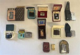 Selection of boxed lighters, including Rolstar Single Action Automatic Lighter, Maruman, Colibri,