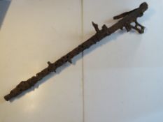 A battlefield relic German MG34 light machine gun. Found at the Kurland Pocket (Latvia).