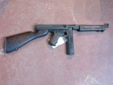 A deactivated Thompson M1A1 SMG.