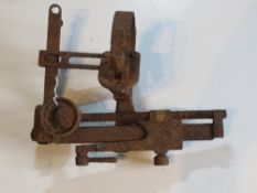 A WWII Russian Maxim A-A mount in relic condition.