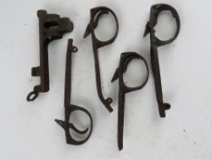 Four SMLE Trigger guards and an SMLE nose.