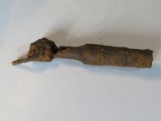 A K98 grenade launcher (Schiessbecher) battlefield relic, found in the Kurland Pocket (Latvia).