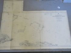 Navigational chart; engraved by Edward Weller, Small Corrections edition published 1930,