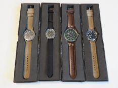 Two EAGLEMOSS Military Quartz Analogue Vintage gents watches,