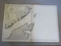 Navigational chart; engraved by Malby & Sons, Small Corrections edition published 1925,