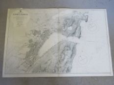 Navigational chart; engraved by Weller and Addison, published 16th Jan 1914,