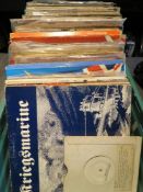 A large quantity of Military records, ranging from The band of the Black Watch,