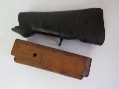 A US BAR 1918 Bakelite stock with sling swivel and a US BAR foregrip.